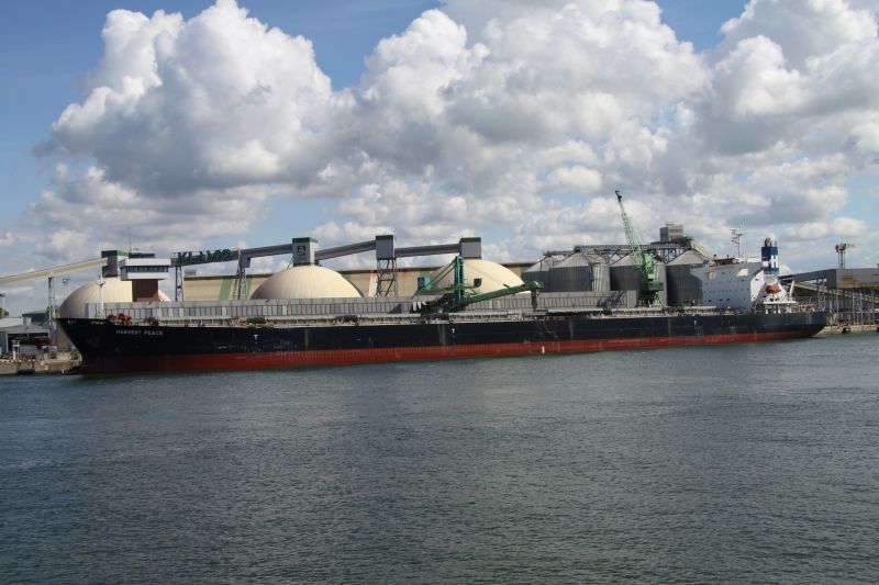 The largest in the history of Klaipėda Port amount of dry cargo was carried from the Port